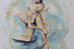 Scarpetta-slacciata-olio-su-tela-60x60