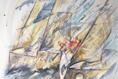Il-sorpasso4-2025-olio-su-tela-80x80