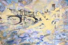22Cultura-riflessa-Omaggio-a-Firenze-122-2022-olio-e-carta-su-tela-90x140