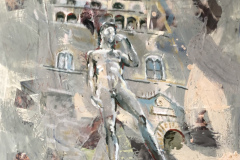 22Turista-non-per-caso22-2022-Omaggio-a-Firenze-4-olio-e-carta-su-tela-60x60-