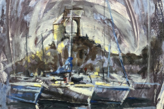Porto-astratto-1-2024-olio-su-tela-40x30-