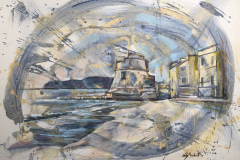 Torrione-astratto-2024-olio-su-tela-50x60